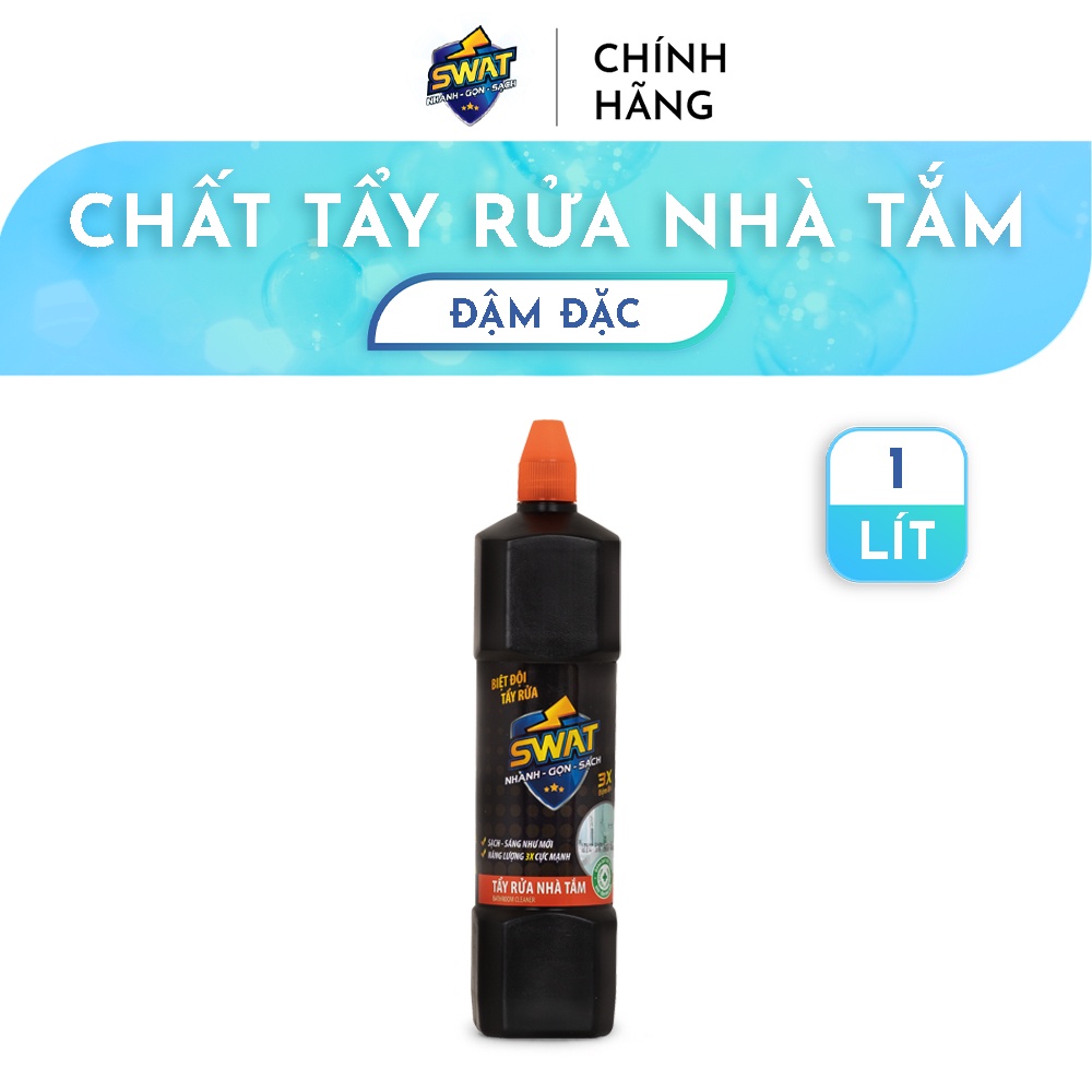 Chất tẩy rửa nhà tắm swat đậm đặc 1 lít
