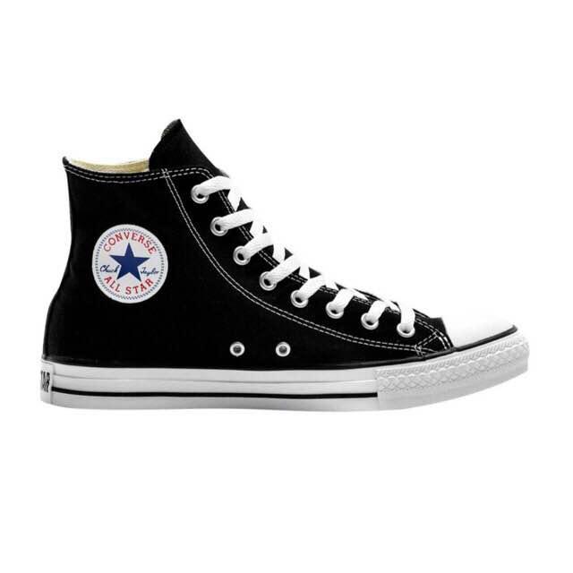 Converse all black store high cut price philippines