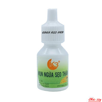 Kem chấm mụn siêu tốc Ngừa sẹo thâm Se khít lỗ chân lông K3 (12g)