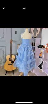 Mẫu Mới Đầm Hoa Maxi Siêu Hot 2 Dây  Đính nơ siêu xinh Thích Hợp Cho Nàng Đi TiệcDu Lịch