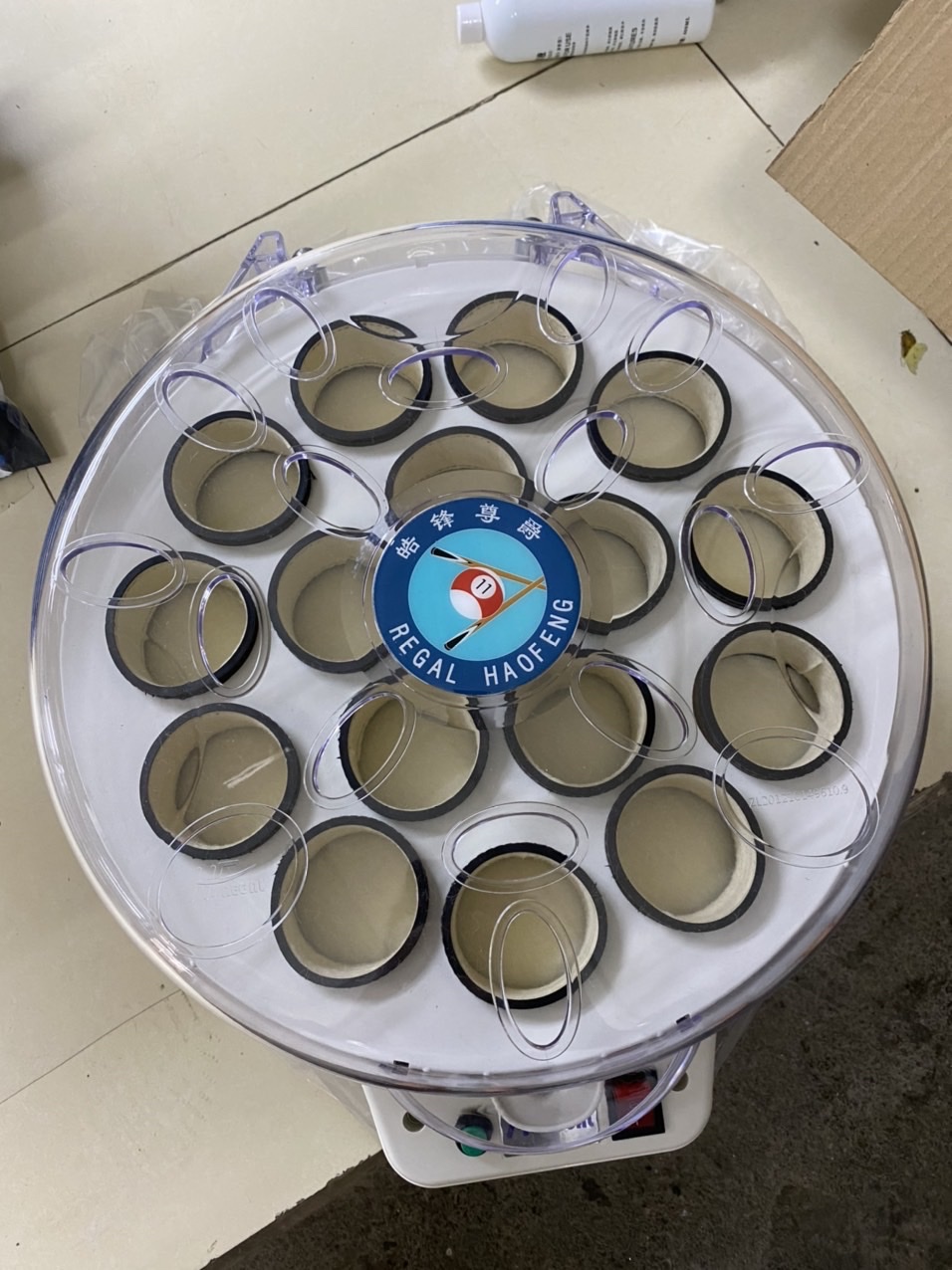 Máy lau bi bóng bida 16 trái - Vải máy lau 16 bi