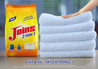 Bột giặt Joins 2 trong 1 gói 3Kg