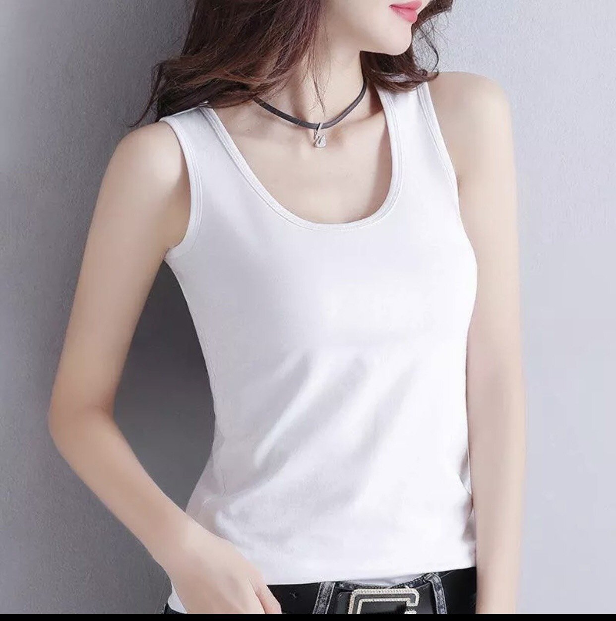 Áo thun sát nách nữ, Áo thun ba lỗ thời trang chất liệu cotton mềm mát thấm hút mồ hôi tốt SIZE từ 40kg đến 65kg