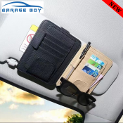 Car sun visor storage multi-function vehicle in-car glasses clip holder card storage bag card bag bill document clip