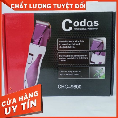 Tông đơ cắt tóc codos chc-9600 | lazada.vntông đơ cắt tóc codol chc-9600 tông đơ cắt tóc cao cấp hiệu codol(chc-9600 nơi bán tông đơ codos 9600 giá rẻ, uy tín, chất lượng tông đơ cắt tóc, tăng đơ cắt tóc cho bé chc-9600 cao cấp