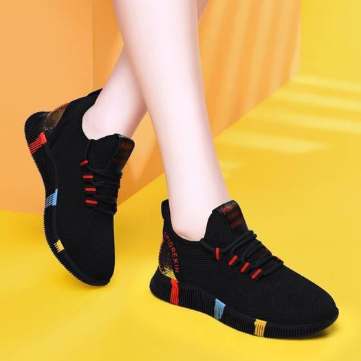 Giày bata nữ , Giày thể thao nữ giá rẻ đen vẩy màu cực rẻ