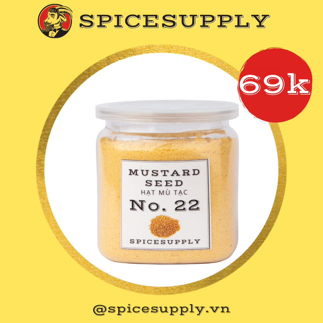 HCMHũ 70g Yellow Mustard Powder - Bột Mù Tạt Vàng SPICESUPPLY Việt Nam