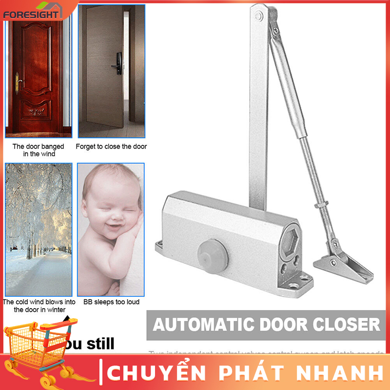 Tay co thủy lực (tay đẩy hơi) ELEYA cho cửa 25-35 kg