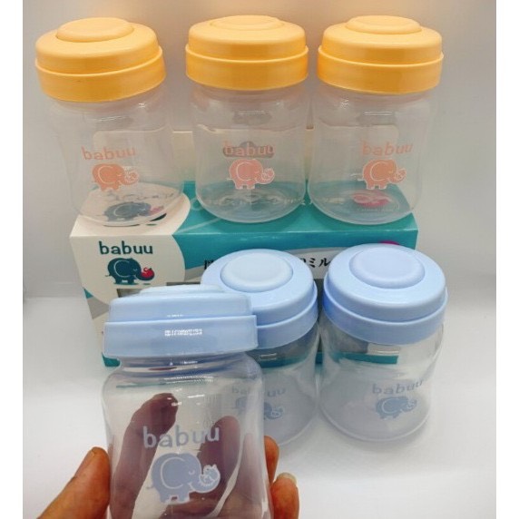 Set 3 bình trữ sữa babuu
