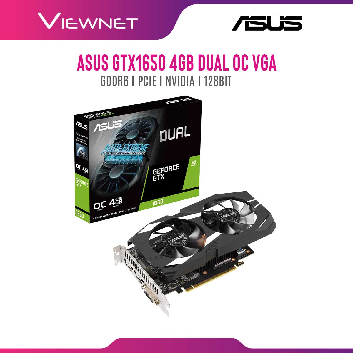 Asus dual geforce gtx 1650 4gb hot sale