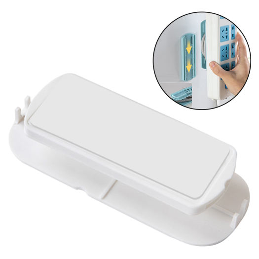 Baoblazeelf Giá Đỡ Dải Điện Dính, Bộ Cố Định Ổ Cắm Cố Định Gắn Tường