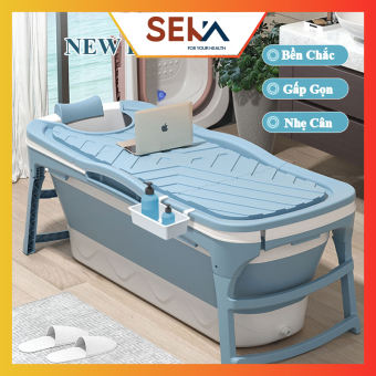 Bồn Tắm Di Động Gấp Gọn Thông Minh - Bồn tắm nhựa gấp gọn cho người lớn - Bồn Tắm SEKA chất liệu nhựa PP và hạt nhựa TPE