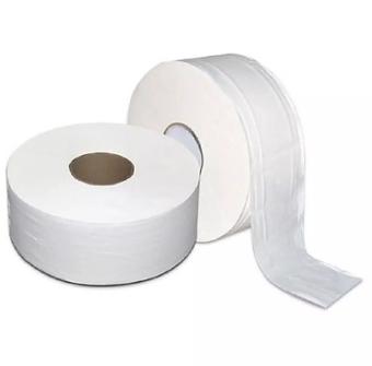 Giấy vệ sinh công nghiệp cuộn lớn loại 700gr. Giấy vệ sinh công nghiệp cuộn to 2 lớp siêu tiết kiệm