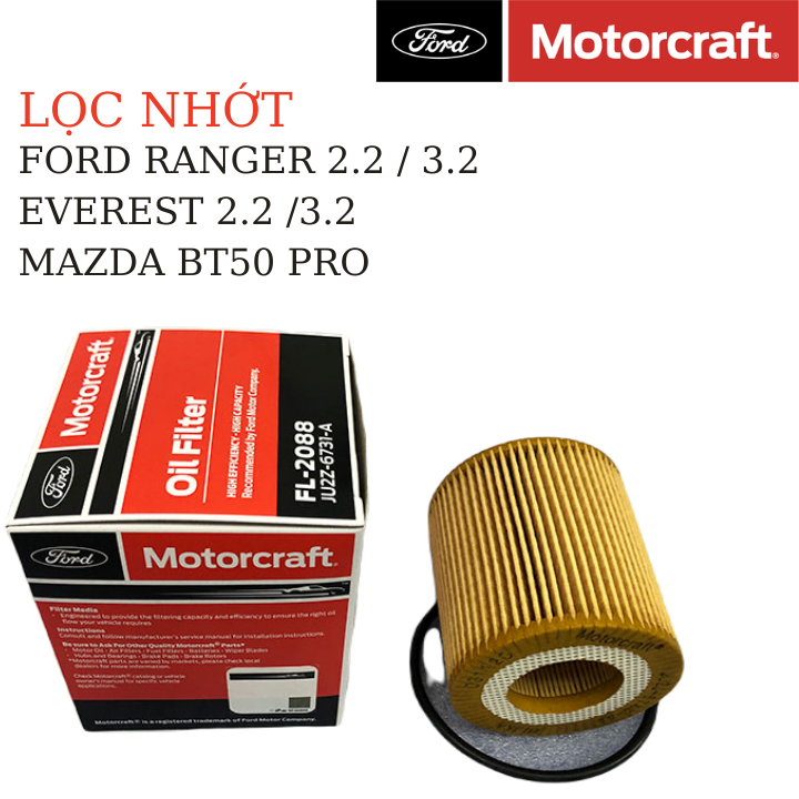 Lọc dầu ford ranger 2.2 3.2 everest 2.2 3.2 bt50 pro