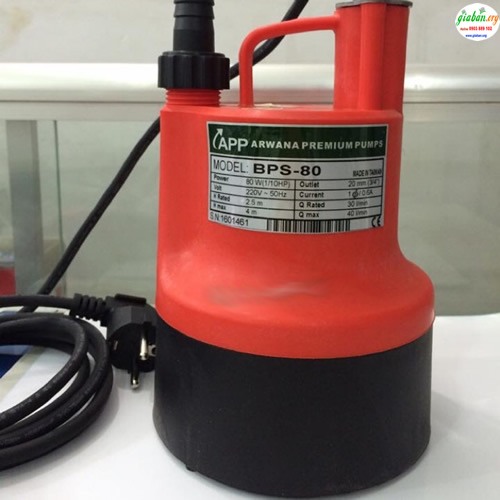 Máy bơm chìm dân dụng app bps 80w 220v
