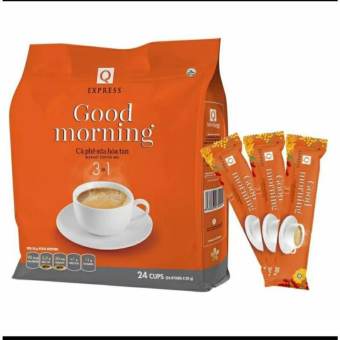 Cà phê sữa uống liền hoà tan Goodmorning (bịch 24 gói x 20gr) Trần Quang Hàng Chuẩn