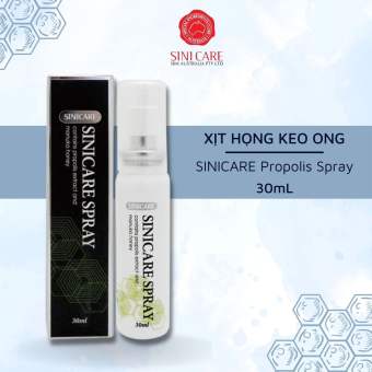 Xịt họng keo ong Sinicare Propolis Spray 30ml