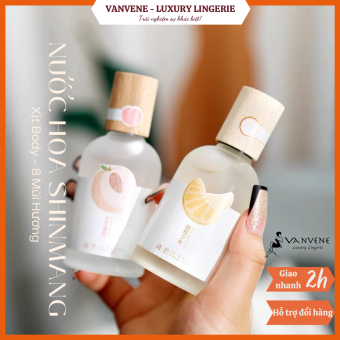 Nước Hoa Body Mist Shimang Dung Tích 50Ml Nắp Gỗ Thân Thủy Tinh 8 Mùi Hương Thơm Tự Nhiên Chai Dạng Xịt Toàn Thân Phù Hợp Nhiều Lứa Tuổi Lưu Hương Lâu 8-12H Phân Phối Bởi Nabi's Secret