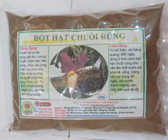 BỘT HẠT CHUỐI RỪNG