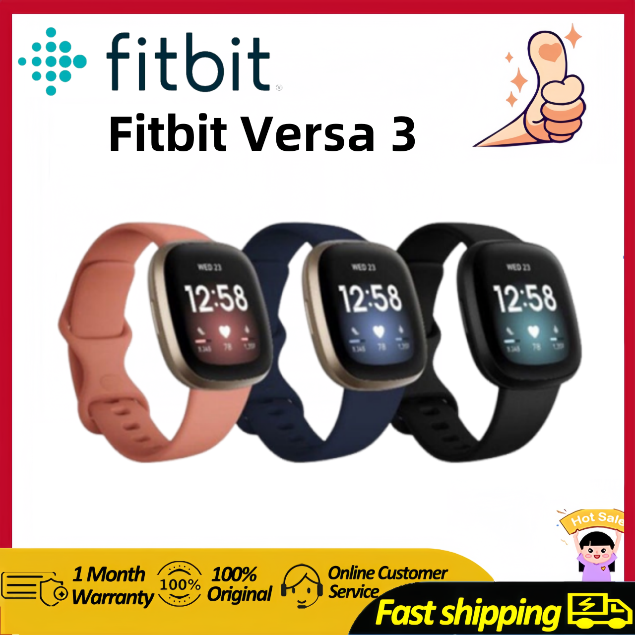 Fitbit Versa Singapore Waterproof Gps Smartwatch With Alexa