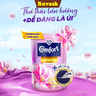 Nước Xả Vải Comfort CHÍNH HÃNG 200ml/400ml - Xả Vải Comfort Cho Da Nhạy Cảm, Nước Xả Hương Nước Hoa Làm Mềm Vải, Thơm Lâu - Ruvask