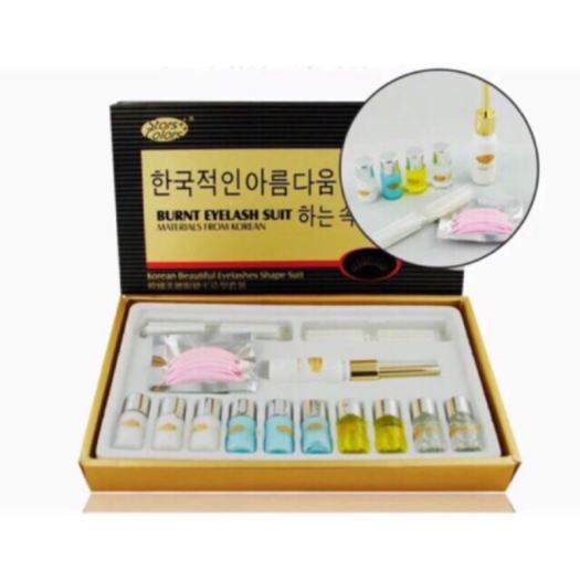 Sét thuốc uốn mi Hàn quốc kèm phủ đen theo phân loại