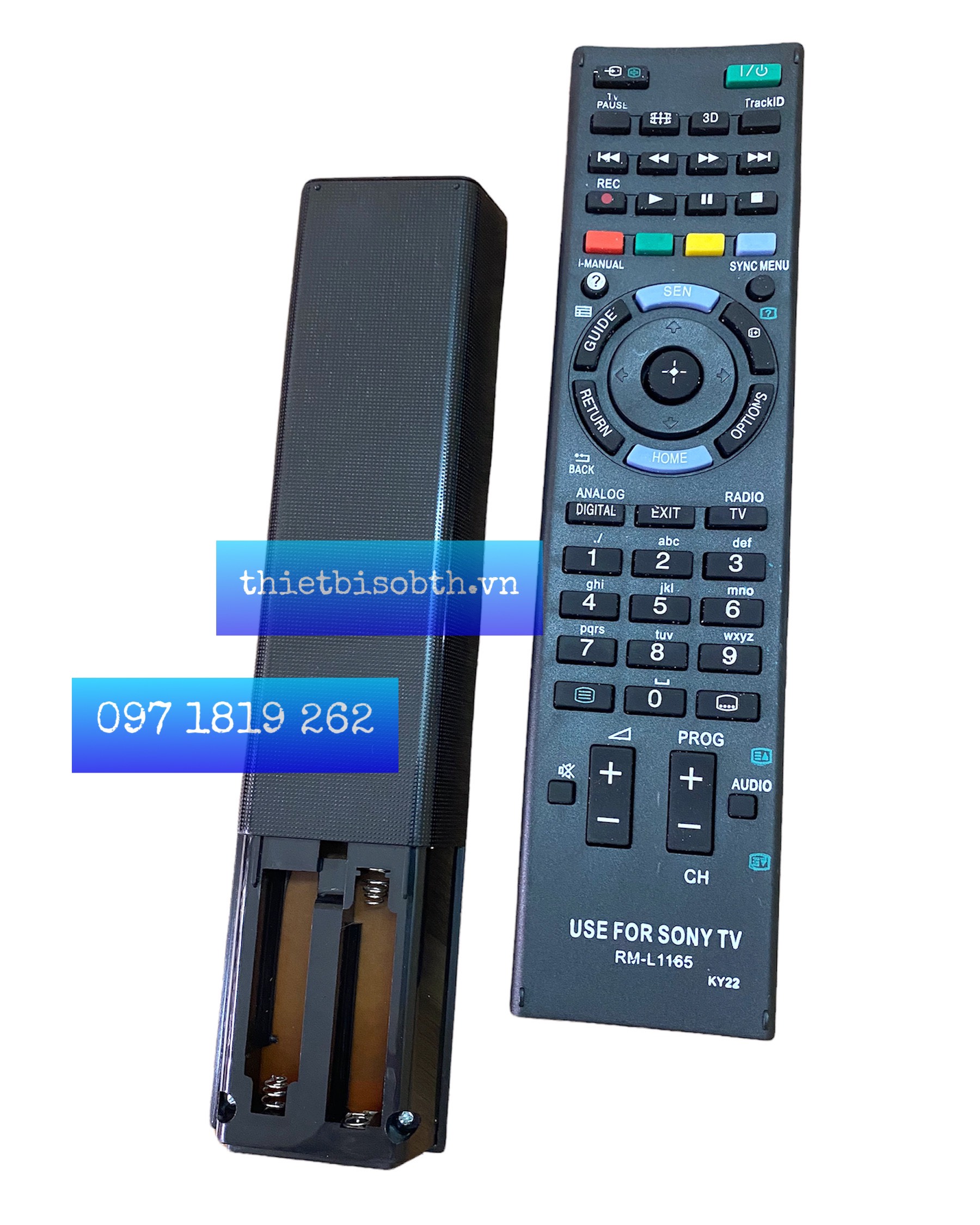 Điều khiển tivi Sony. Dùng Cho Mọi Loại Tivi Sony Smart, LCD RM-L1165