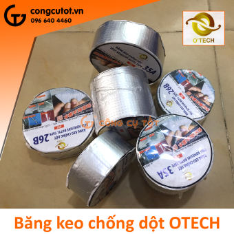 Băng keo chống thấm - băng keo chống dột chịu nhiệt, chịu dãn bền 10 năm OTECH 26B 5cm x 5m, 10cm x 5m, 5cm x 10m, 20cmx10m