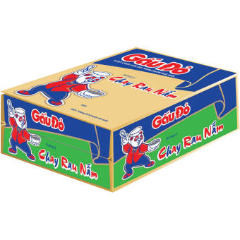 Mì Gấu Đỏ Chay Rau Nấm ( Thùng 30 gói )