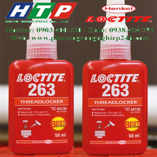 Hướng dẫn sử dụng keo loctite 263 - 50ml