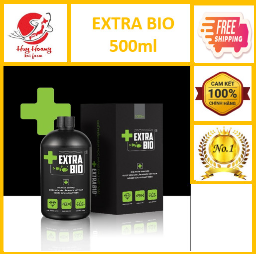 Men Vi Sinh Extra Bio 500ml (Dòng men vi sinh Bio giúp lọc nước, làm trong nước cho hồ cá, bể cá siêu hiệu quả)