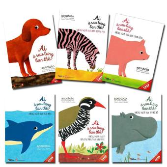 Sách - Ehon Nhật Bản - Combo Ai Ở Sau Lưng Bạn Thế?(Combo 6 cuốn)