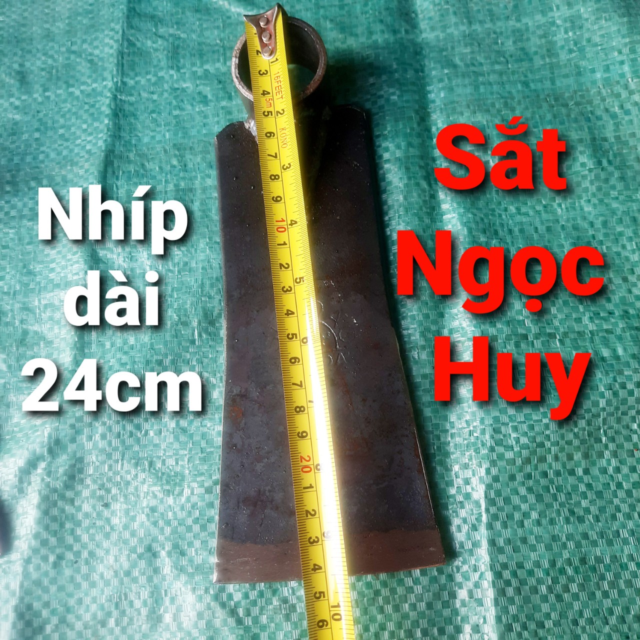 [ HÀNG CHẤT 100%] Lưỡi cuốc nhíp xe đào đất, cuốc trồng cây siêu bền ( nhíp dài 24CM)