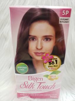 Kem Nhuộm Tóc Bigen Silk Touch #Elegant Burgundy