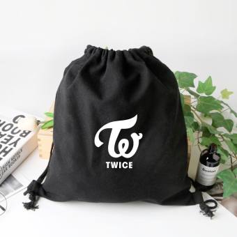 Balo dây rút in hình LOGO nhóm nhạc TWICE idol kpop tiện lợi túi rút đi học xinh xắn thời trang
