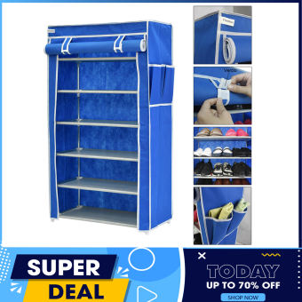 Tủ giày, Kệ giày dép - Tủ Vải Đựng Giày Dép 7 Tầng 6 Ngăn-Tủ Vải Đựng Giày Dép 6 Ngăn-Kệ Để Giày Dép 7 Tầng 6 Ngăn Bọc Vải Cao Cấp Siêu Tiện Dụng
