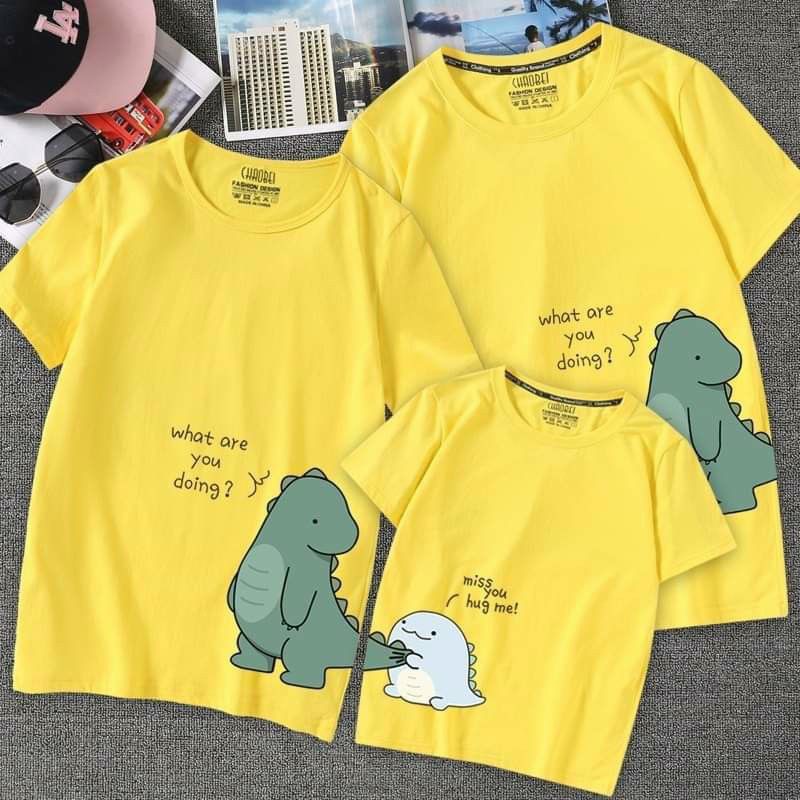 Áo gia đình nhóm khủng long siêu đẹp