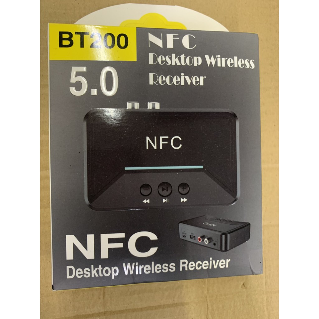 Thiết bị nhận bluetooth không dây bt200. hộp bluetooth âm thanh không dây bt200 nfc v5.0