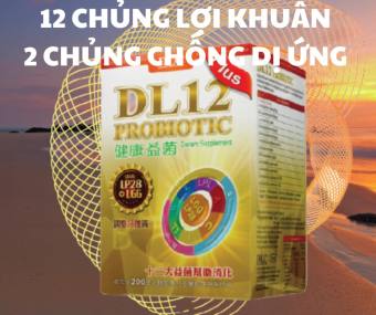 Feeship+voucher 20k- PROBIOTIC DL12 CỦA DLC - 20 TỶ LỢI KHUẨN - 12 CHỦNG - CẢI THIỆN HỆ VI SINH ĐƯỜNG RUỘT, CHỐNG RỐI LOẠN TIÊU HOÁ