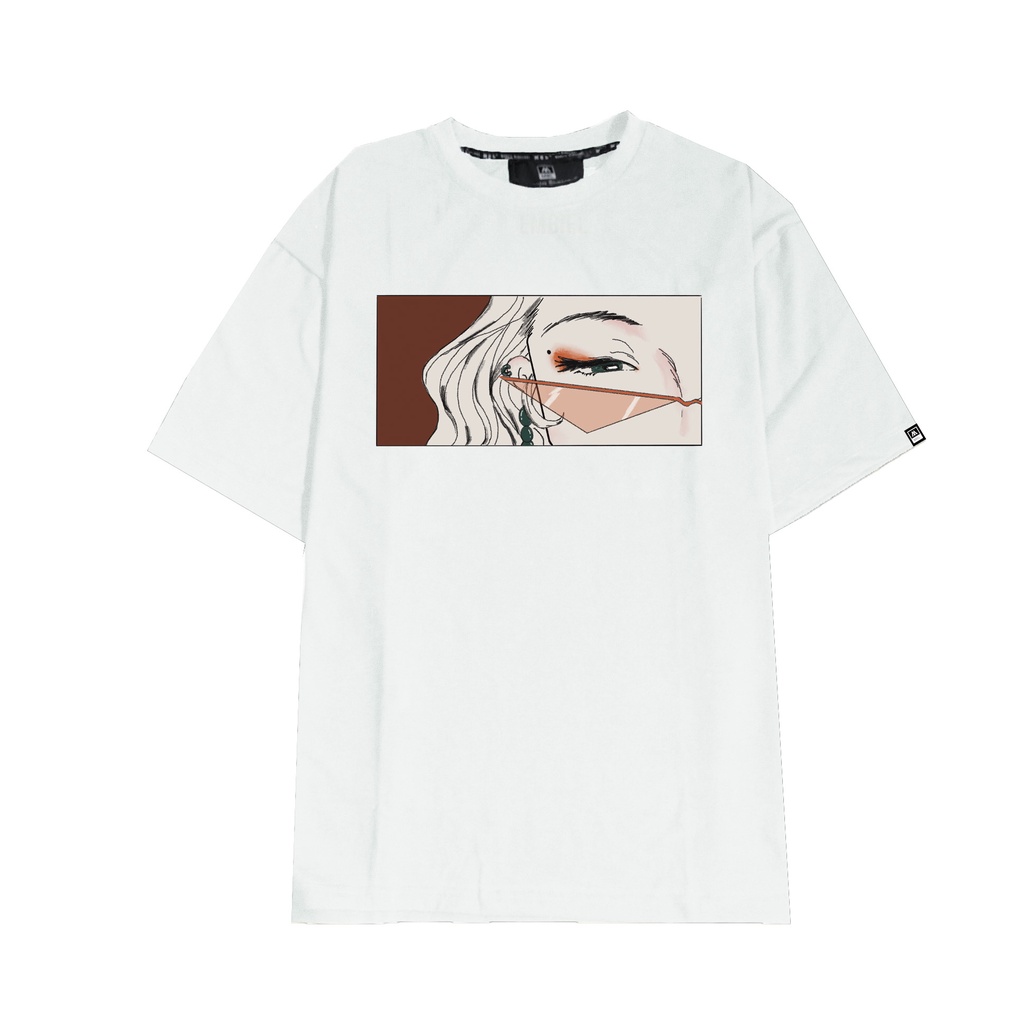 Monata bluelight tee city gal - áo thun local brand unisex form rộng