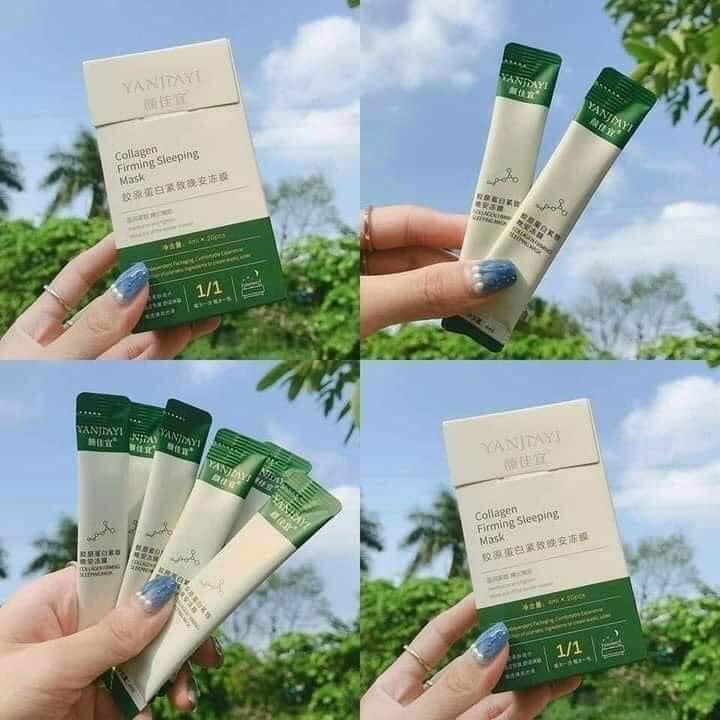 Mặt nạ ngủ dạng thạch collagen nâng cơ cấp ẩm tăng tính đàn hồi làm săn chắc da hiệu quả