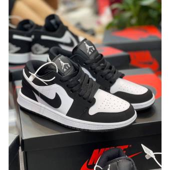 Giày  Jordan Cổ Thấp Xanh Panda Xám  Bản Trung full sz Nam Nữ