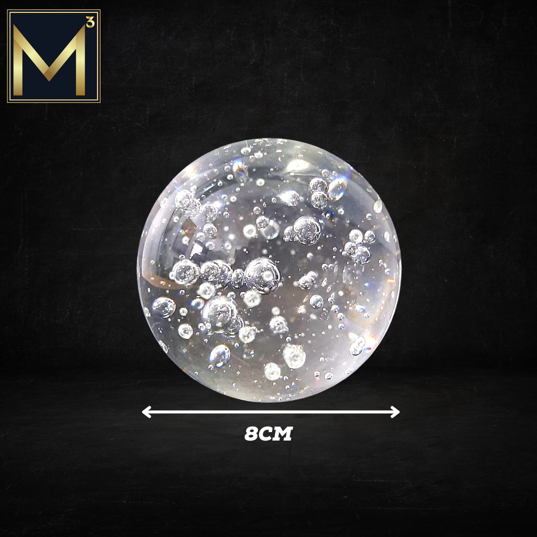 DECORATIVE CRYSTAL BALL/ICE CRACK DESIGN WATER FOUNTAIN CRYSTAL GLASS BALL FEATURE ACCESORIES/MC163