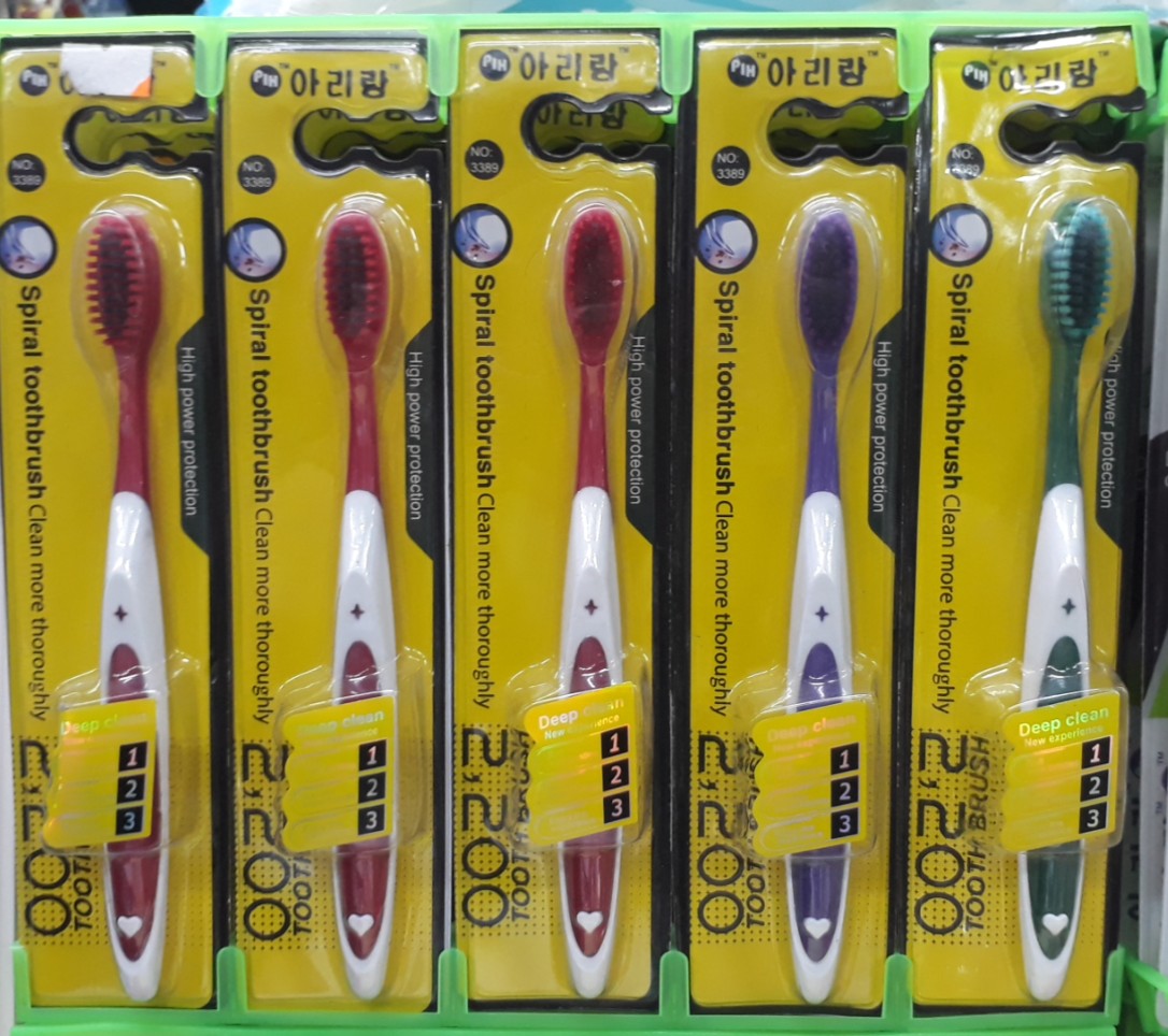 Bàn chải đánh răng adonguni mã 025 026 bàn chải đánh răng lông tơ mềm mịn bảo vệ nướu lợi