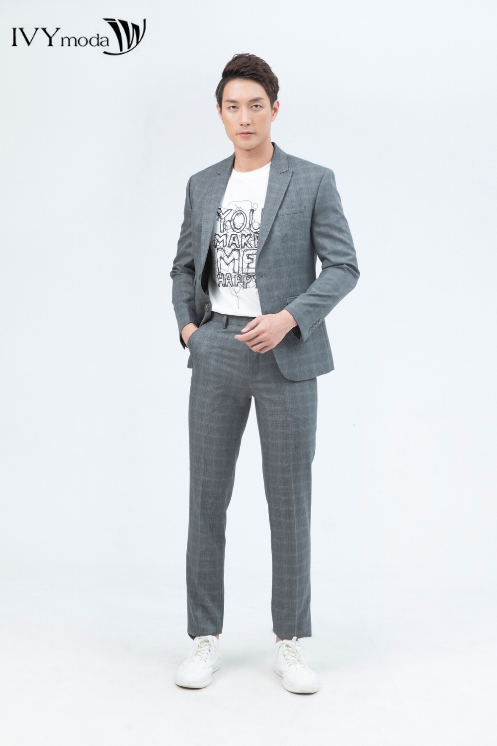 Áo vest nam trẻ trung ivy moda ms 67e2107