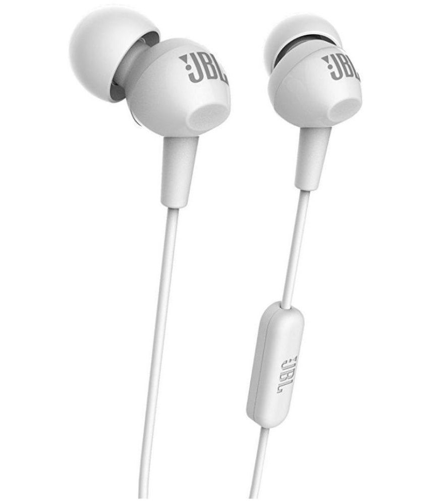 JBL C100SI Wired Headset | JBL C100SI In-Ear Headphone, Light Weight And Comfortable, Brand New With Warranty