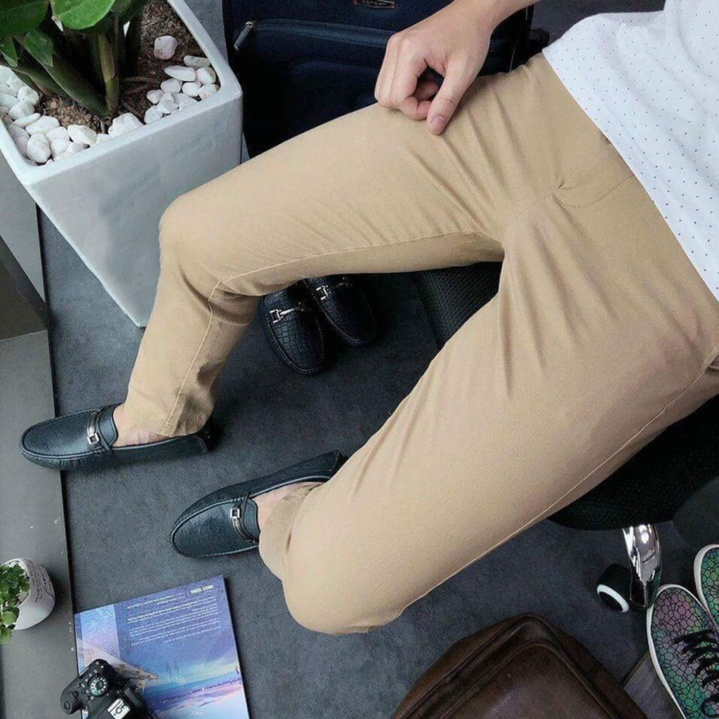 Quần kaki - quần kaki nam cao cấp - chất liệu kaki dày dặn, mềm mịn, co giãn, mặc cực kỳ thoải mái