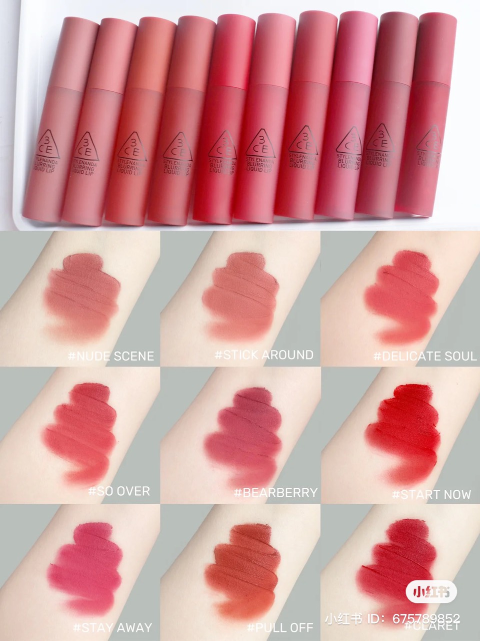 Son Kem 3CE Blurring Liquid Lip 5.5g
