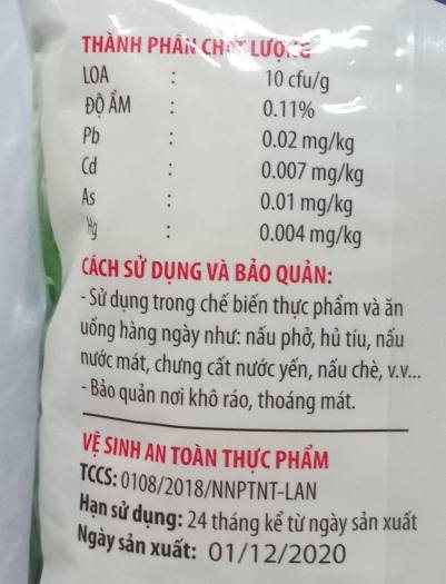 Gói 500g Đường phèn hạt kim cương Long An - Giang Húa