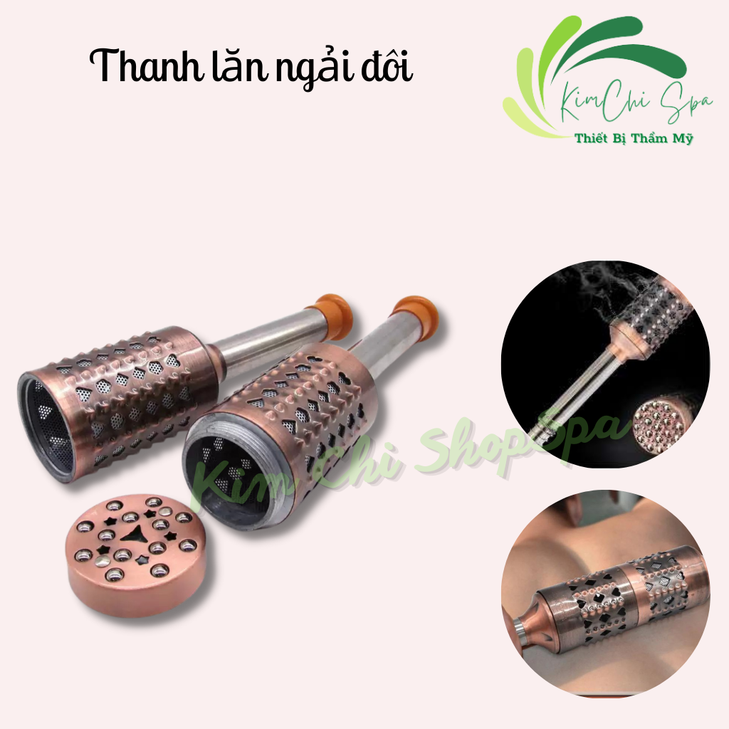 Thanh lăn ngải đồng đôi dùng massage vai gáy